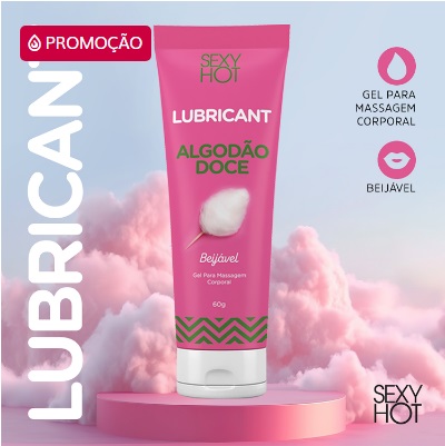 Lubricante - Algodão Doce Beijável