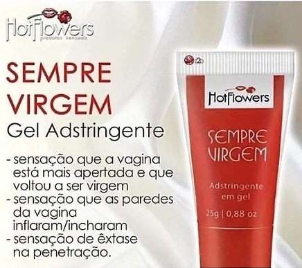 Sempre Virgem - Adstringente em Gel 25g Hot Flowers