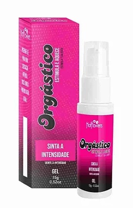 Gel Excitante Orgástico Lubrificante Feminino 15g Hot Flowers