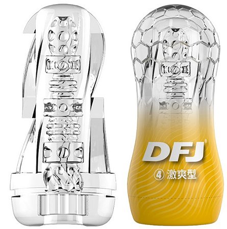 Masturbador Masculino Crystal CUP Yellow Geo - Love Nest