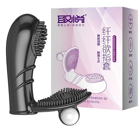FINGER SLEEVE - Dedeira clitoriana com vibrador