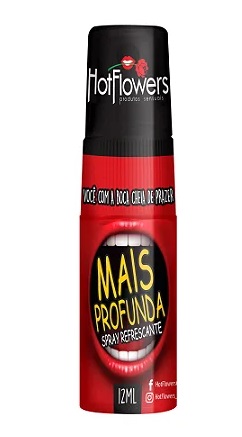 Mais Profunda - Spray Refrescante Para Sexo Oral Hot Flowers
