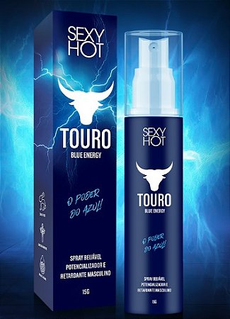 Touro - Spray Beijável Retardante e Potencializador Masculino 15G