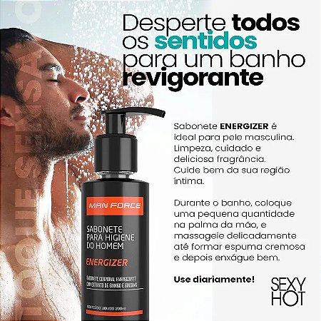 Man Force Energizer - Sabonete para Higiene do Homem