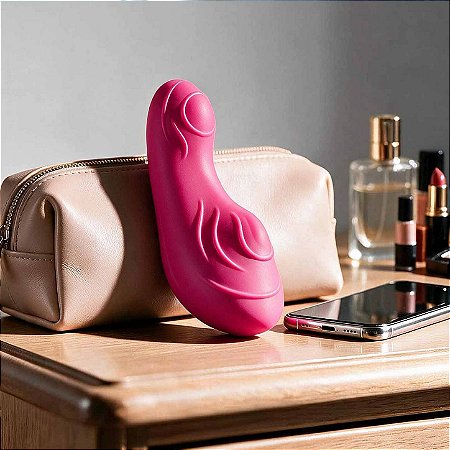 Vibrador de Calcinha Recarregável por Aplicativo 10 Modos Rosa - Soft Touch