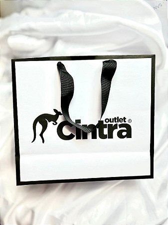 Sacola 24 x 10 x 21  ( Offset branco 180g e alça fita) - 50 unidades
