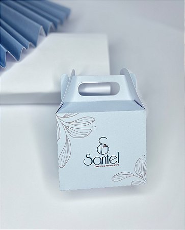 Sacola caixa semijoias  papel offset colorido 180g - 9,7 x 3,5 x 8,2 cm (20 unidades)