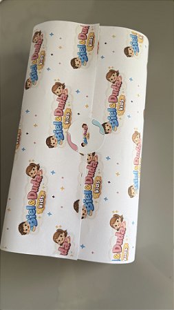 Papel pra embrulho personalizado com sua marca - papel offset 75g - 50 unidades