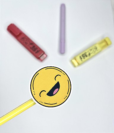 Adesivo Sol Amarelo - 50 unidades