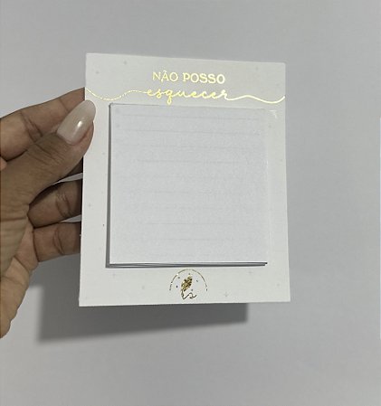 Bloco de anotações (50 folhas)