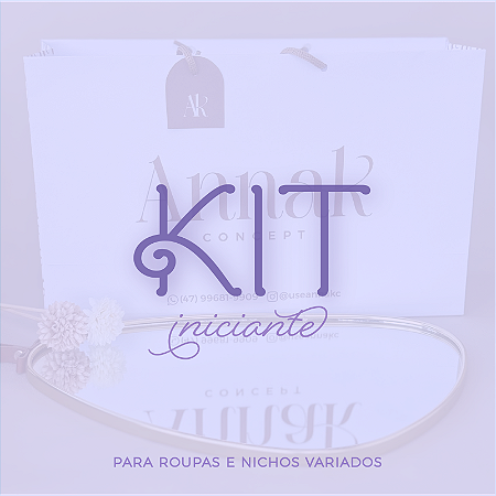 KIT iniciante (roupas e nichos variados)