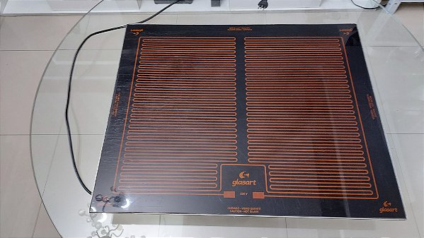 Vidro Termoelétrico Flat Glasart Sobrepor 220V Glasart