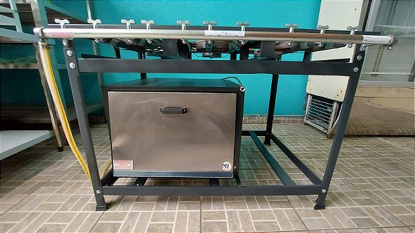 Fogão Industrial 6 Bocas 30x30 Perfil 5 Baixa Pressão com Forno