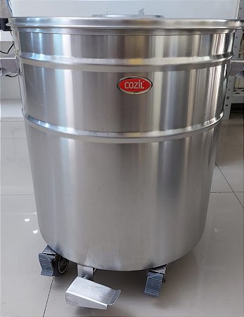 Carro de Detritos com pedal Inox Cozil [usado]