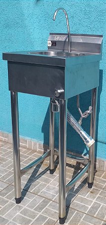 Pia de Assepsia Aço Inox com Base
