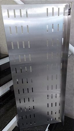 Prateleira 100% Inox Lujone 1m. Altíssima Qualidade e Acabamento Impecável [usada]