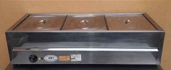 Banho Maria Inox 3 gns 220 v [Usado] - IBET