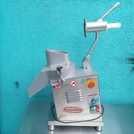 Processador Industrial em Inox c/ 5 discos e soquete originais BM 125 c/NR-12 Bermar [Usado]