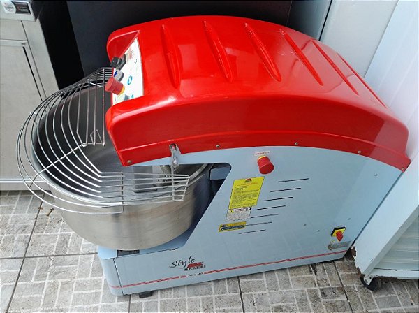Amassadeira Espiral 40kg Trifásica - 220V [Usada] Aes-40 Braesi