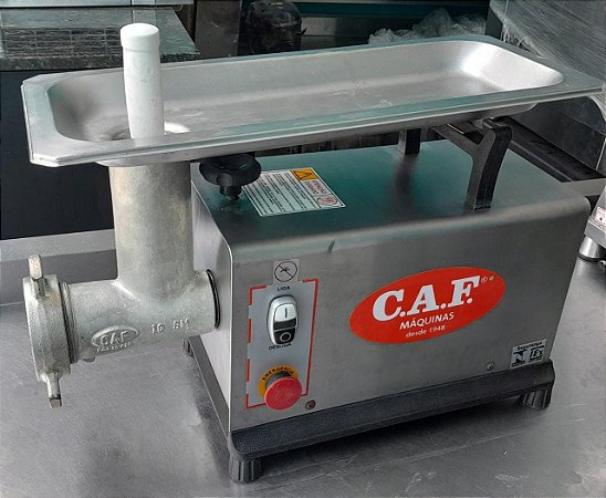 Moedor Picador Elétrico Comercial/Industrial CAF Boca 10 SM 220v 60 Hz 1/2 CV - CAF