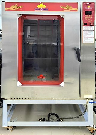 Forno Turbo A gás bivolt - 10 esteiras [Usado]- Progás