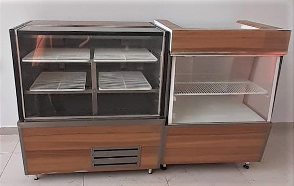 Vitrine Refrigerada + Balcão caixa - A.G REBELO [Usada]
