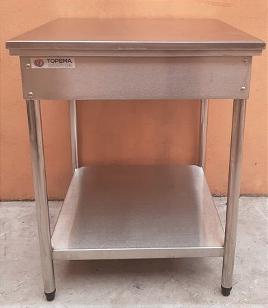 Mesa 100% Inox 70x70 - Topema [Usada]