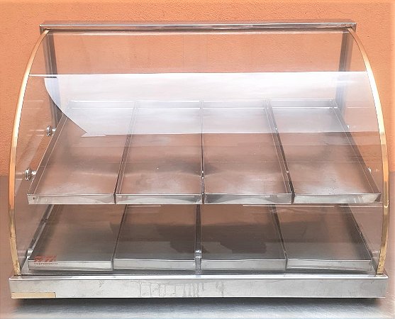Estufa Dupla Curva Ouro com 8 Bandejas em Inox - [Usada]