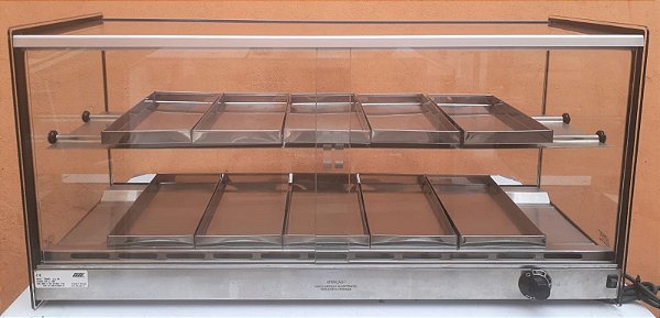 Estufa EVR LP 12BD c/ LED e Estrutura em Alumínio Anodizado e Vidros Serigrafados - Titã - Preta - 220V [Usado]