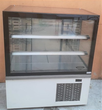 Balcão Refrigerado BRX-100 Aço Escovado Conservex Linha Black Box Vidros Temperados 1.00m - 220V [Usada]