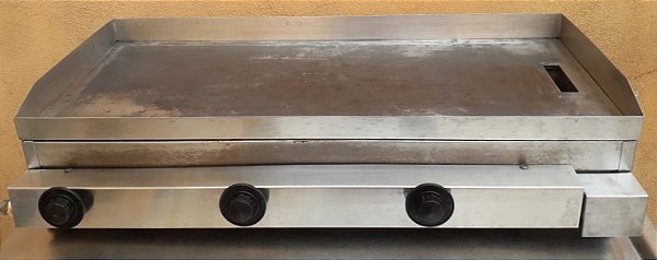 Chapa a Gás 80cm - Linha Prata - Edanca Prata [Usada]