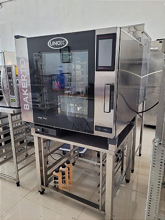 Forno Combinado 6 Gns Elétrico Inox Bakertop Mind One - Unox [Seminovo]