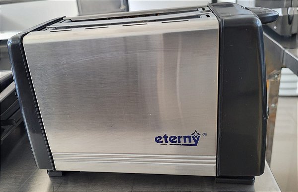 Torradeira Elétrica 2 Fatias Portátil Inox 220v Eterny Inox [Usada]