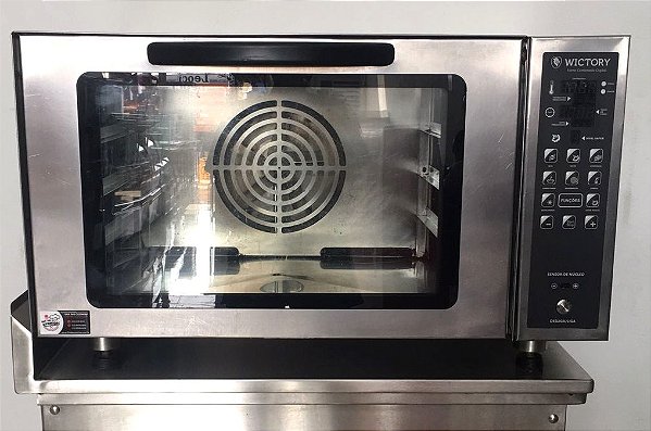 FORNO COMBINADO GOURMET ELÉTRICO 220v COM 3 Gns Wictory [SEMINOVO]