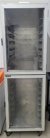 Armário de pão de Inox c/ capacidade para 15 formas - Pipenk [Usado]