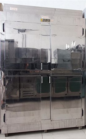 Geladeira de Inox 4 Portas 220v - Jabur [Usada]