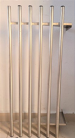 Prateleira Tubular 1m x 40cm 100% Inox 304 [Usada]