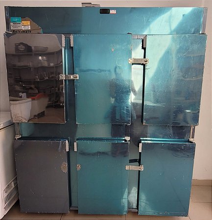 Geladeira/Refrigerador Comercial Inox 6 Portas Cegas GC6PP Refrimate - 220v [Seminova]