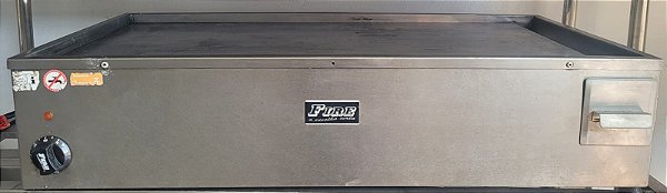 Chapa Elétrica Inox Fire 100x50 5000 W - 220v [Usada]