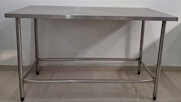 Mesa / Bancada de Inox - 1.50x70x90 (LxPxA) cm - Fritomaq [Usada]
