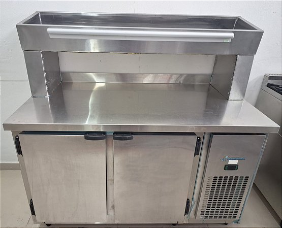 Balcão Refrigerado com Condimentadora - 220v - KBSCC 135 [Usado]