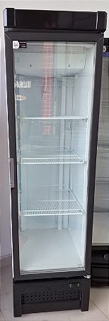Cervejeira Slim Expositora 220v 300 Litros Preta- Metalfrio [Usada]