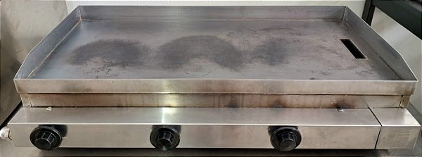 Chapa Para Lanches A Gás 3 Queimadores CGP-80 Edanca [Usada] * Registro e Mangueira incluso