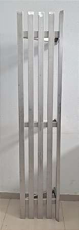 Prateleira 100% Inox Gradeada - 2m x 40cm [Usada]