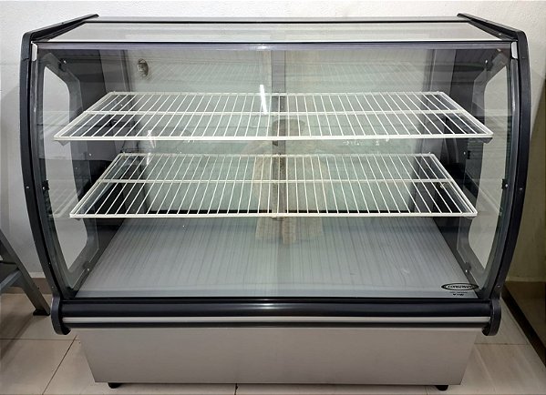 Balcão / Vitrine Neutra de vidro Expositora 1.20m - Conservex [Usada]