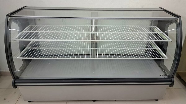 Balcão / Vitrine Neutra de vidro Expositora 1.75m - Conservex [Usada]