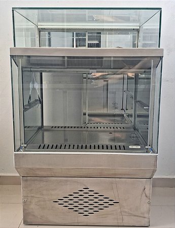 Vitrine Conjugada França - Quente e Refrigerada 220v - Lujone [Usada]