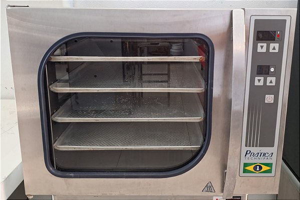 Forno de Convecção Elétrico Inox Prática SEM VAPOR - MINICONV-SV [Seminovo] Fabricação 2020