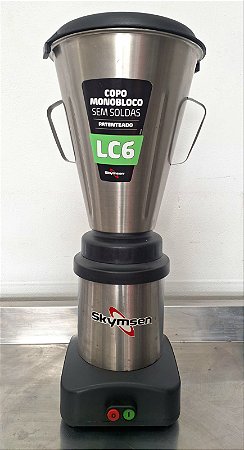 Liquidificador Comercial 06 Litros LC 06 Baixa Rotação 110v Skymsen [Usado]