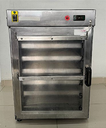 Conservador de Proteínas Forno/Estufa 1 Porta Inox 220v -  Nova Industria [Usado]